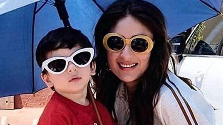 तैमूर अली खान और करीना कपूर खान