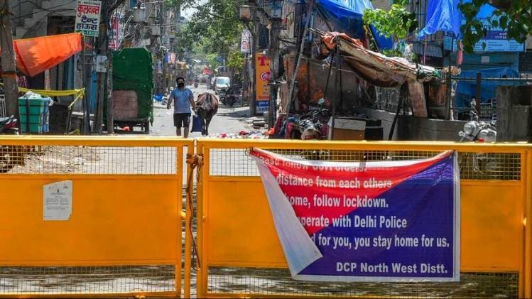 जहांगीरपुरी इलाके में एक ही गली के 46 लोग कोरोना पॉजिटिव (फाइल फोटो)