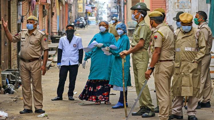 रामगंज में अचानक से बढ़े थे कोरोना संक्रमण के केस (तस्वीर-PTI)