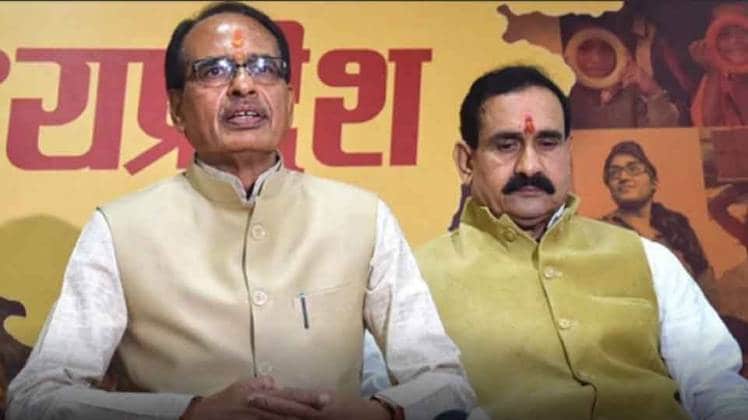 शिवराज सिंह चौहान और नरोत्तम मिश्रा (फाइल-फोटो)