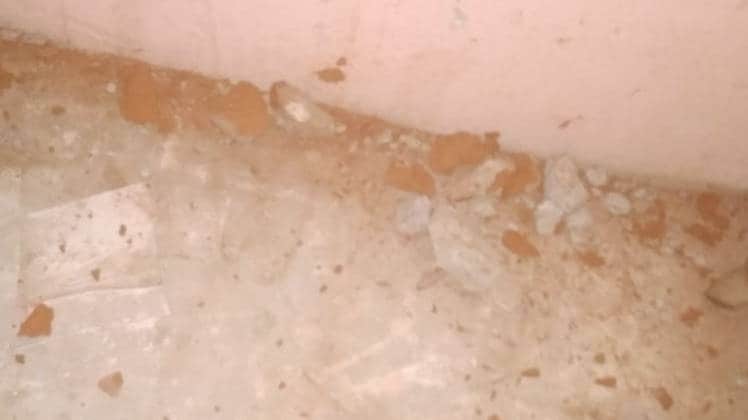 दीये जलाने के दौरान पथराव (फोटो-शरत कुमार)