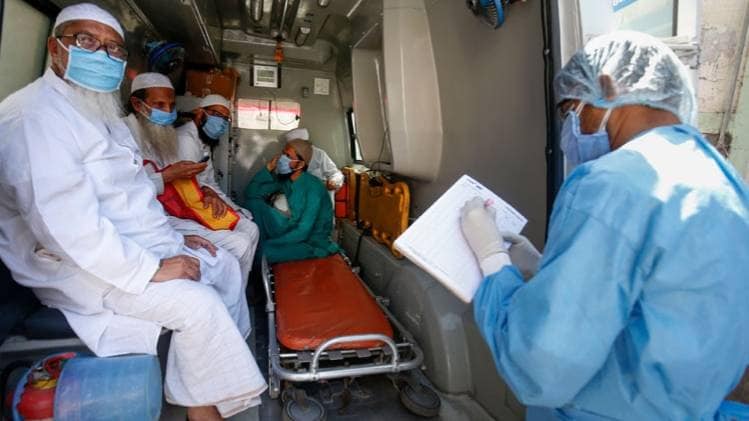 तबलीगी जमात से जुड़े कई लोग कोरोना पाॉजिटिव (फोटो-पीटीआई)