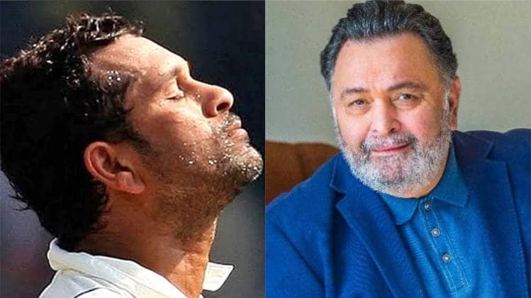 Sachin Tendulkar and Rishi Kapoor