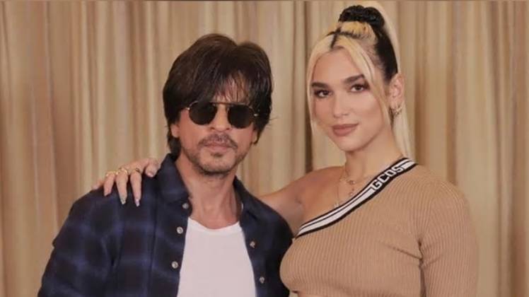 शाहरुख खान के साथ दुआ लिपा