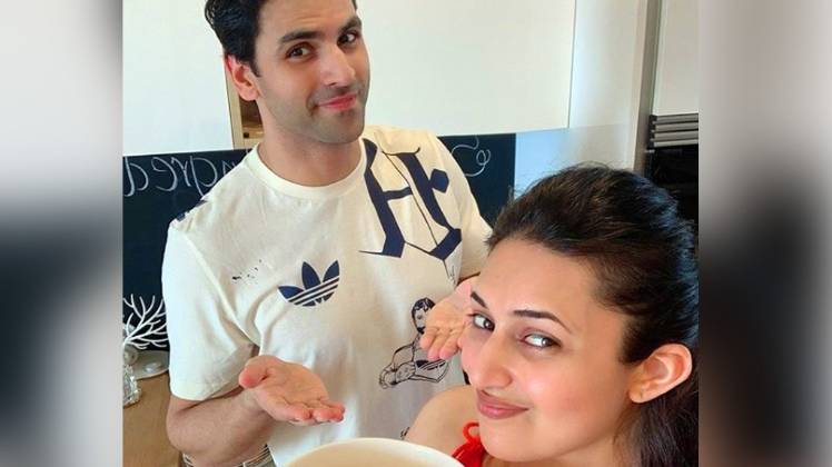 दिव्यांका त्रिपाठी अपने पति के साथ सोर्स इंस्टाग्राम 