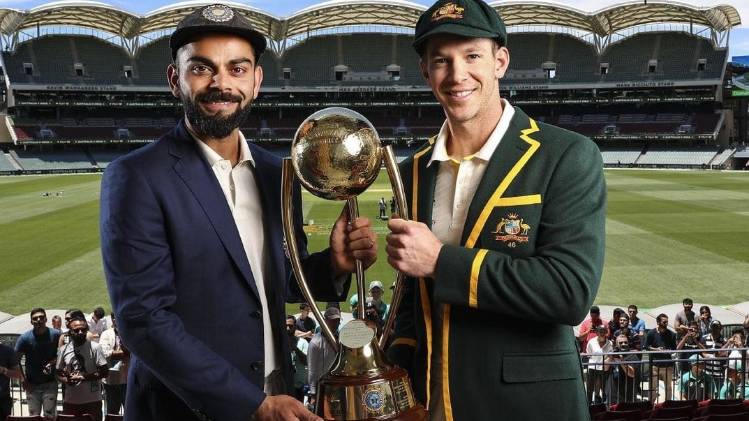 Virat Kohli and Tim Paine