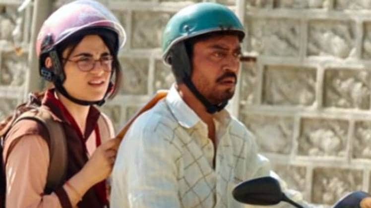 राध‍िका मदान, इरफान खान (अंग्रेजी मीडियम का सीन)