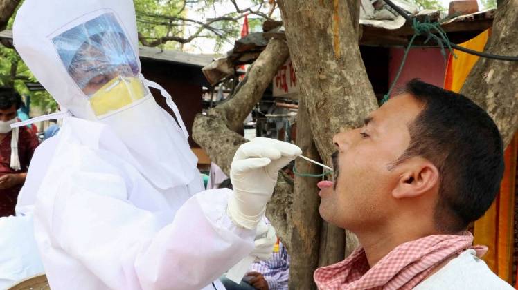 तुगलकाबाद एक्सटेंशन तीसरा सबसे बड़ा हॉटस्पॉट (सांकेतिक तस्वीर-पीटीआई)