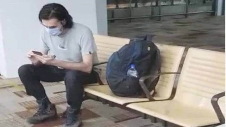 दिल्ली एयरपोर्ट पर जर्मन नागरिक 