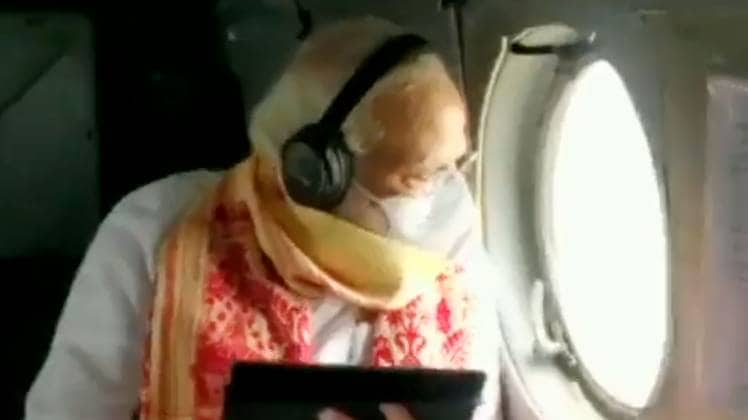 बंगाल में पीएम मोदी ने किया हवाई सर्वेक्षण