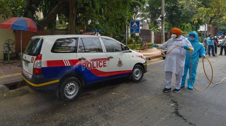 दिल्ली पुलिस में बढ़ रहे हैं कोरोना के केस (PTI)