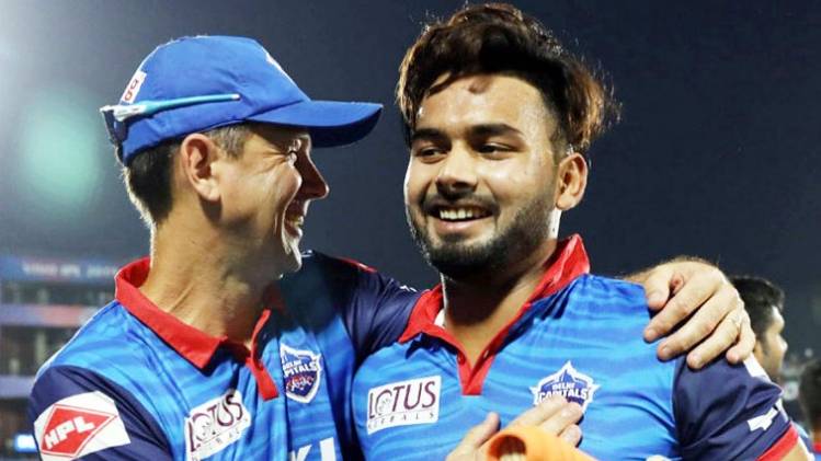 Ricky Ponting and Rishabh Pant (IPL)
