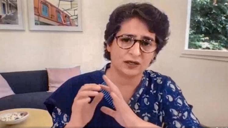 कांग्रेस महासचिव प्रियंका गांधी