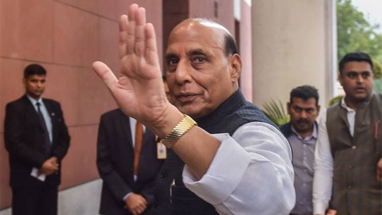 केंद्रीय रक्षा मंत्री राजनाथ सिंह (PTI)