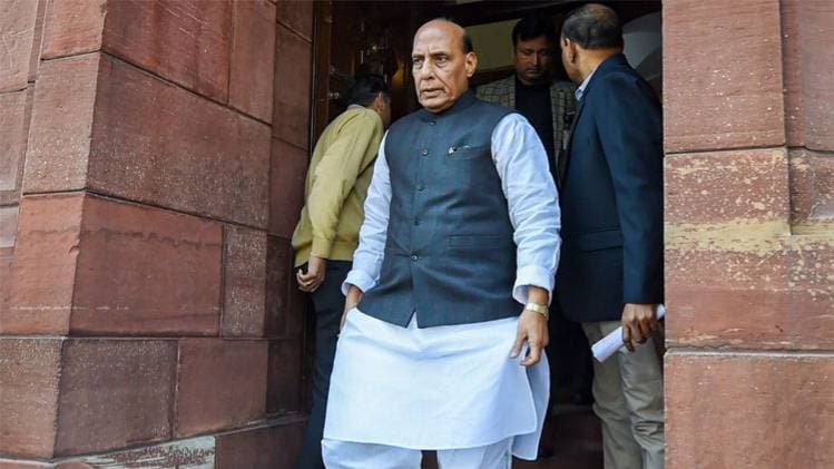 केंद्रीय रक्षा मंत्री राजनाथ सिंह (PTI)