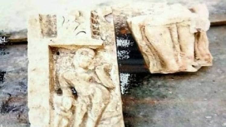 रामजन्मभूमि पर खुदाई में मिले पुरातन अवशेष