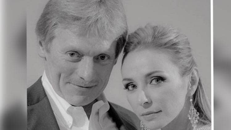 व्लादिमीर पुतिन के प्रवक्ता और उनकी पत्नी