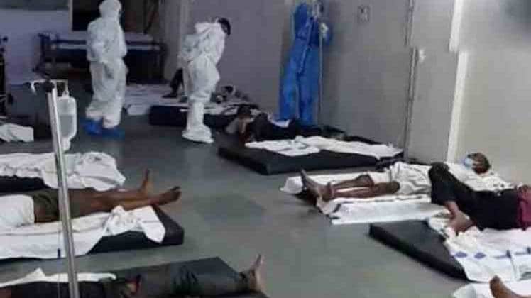 ट्रक पलटने से कई मजदूर घायल (Photo- ANI)