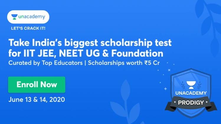 Unacademy ले कर आ रहा है फ्री स्कॉलरशिप टेस्ट