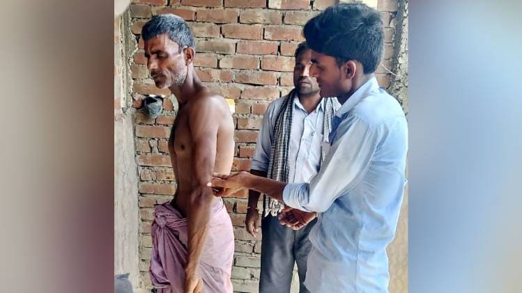 लगन राय ने सुनाई आपबीती (फोटो- रोहित कुमार सिंह)