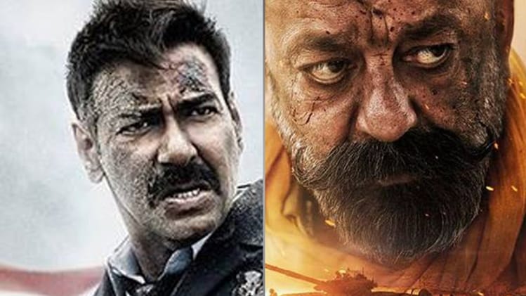 फिल्म भुज के पोस्टर्स में अजय देवगन और संजय दत्त सोर्स इंस्टाग्राम 