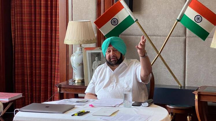 पंजाब के मुख्यमंत्री कैप्टन अमरिंदर सिंह (फोटो-ट्विटर/@capt_amarinder)