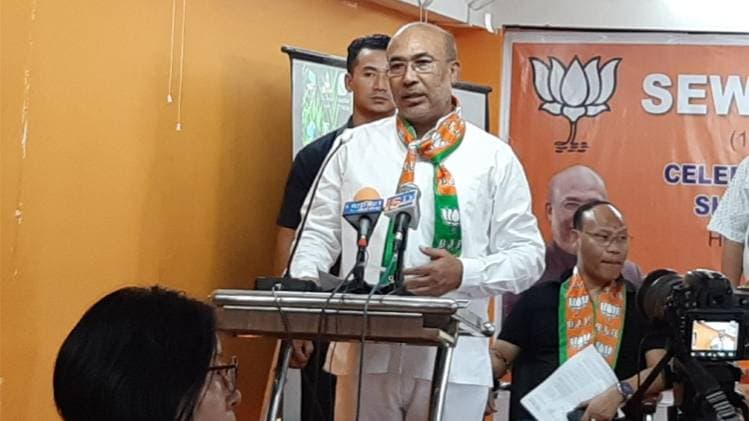 मणिपुर के सीएम एन बीरेन सिंह 
