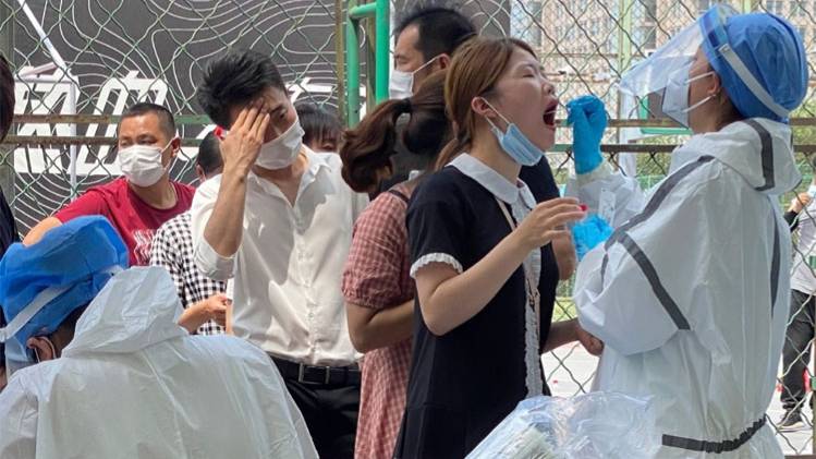 बीजिंग में फिर फैल रहा कोरोना (PTI)