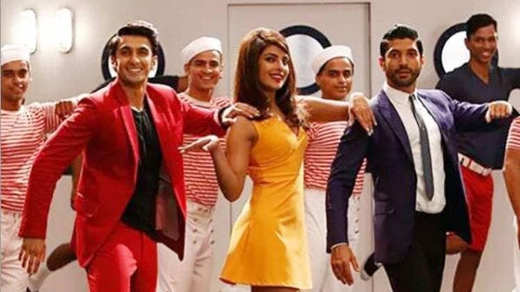 दिल धड़कने दो फिल्म के एक गाने का सीन