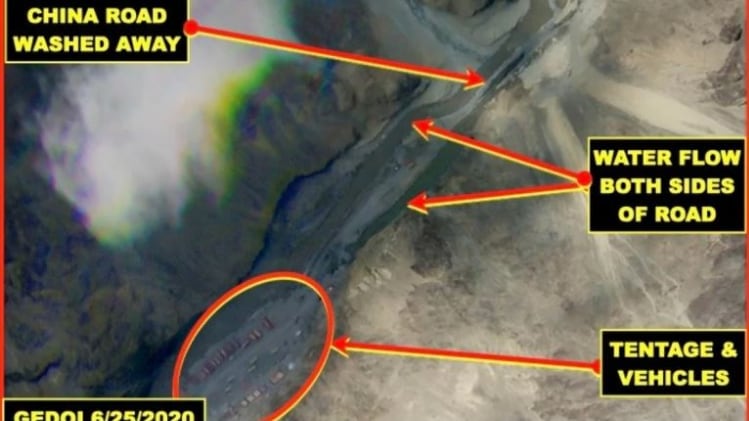 गलवान घाटी में चीनी बिल्ड-अप को रोडब्लॉक्स का सामना