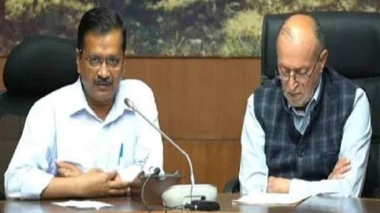 एलजी और अरविंद केजरीवाल की फाइल फोटो