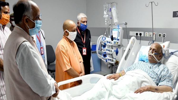 लखनऊ के मेदांता हॉस्पिटल में भर्ती हैं लालजी टंडन