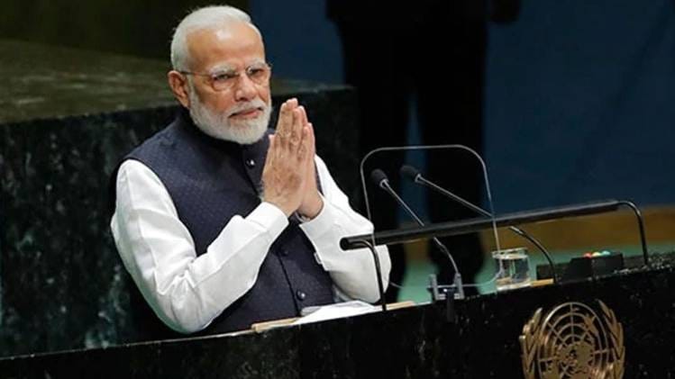 संयुक्त राष्ट्र में पीएम नरेंद्र मोदी (फाइल)