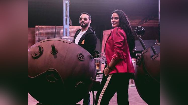 नेहा धूपिया, निख‍िल चिनप्पा