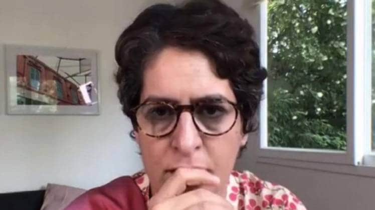 कांग्रेस की राष्ट्रीय महासचिव प्रियंका गांधी 