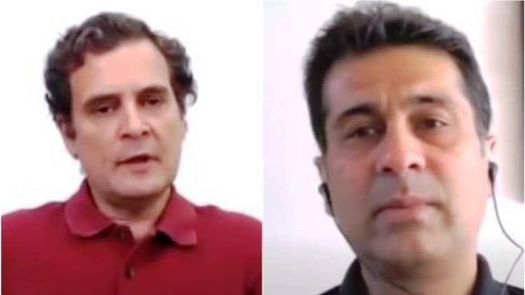 कांग्रेस नेता राहुल गांधी से बजाज ऑटो के एमडी राजीव बजाज का संवाद 