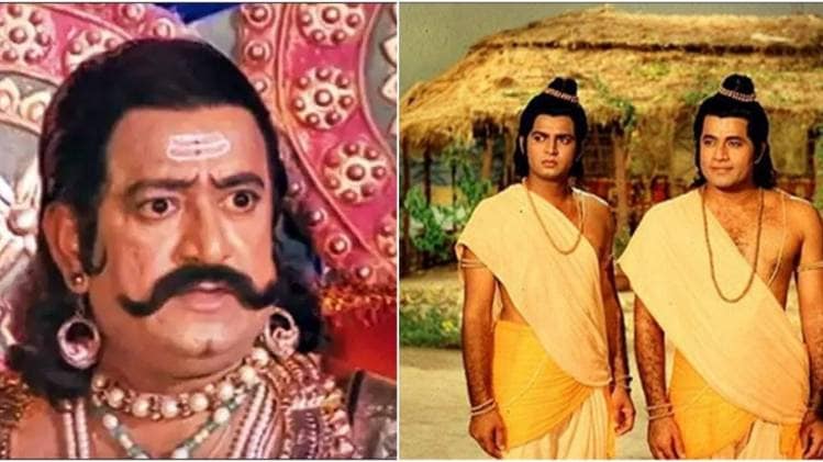 रामायण में अरविन्द त्रिवेदी, अरुण गोविल, सुनील लहरी