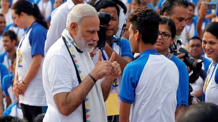 पीएम मोदी ने छठे अंतरराष्ट्रीय योग दिवस के मौके पर देश को संबोधित किया (फाइल फोटो-रॉयटर्स)