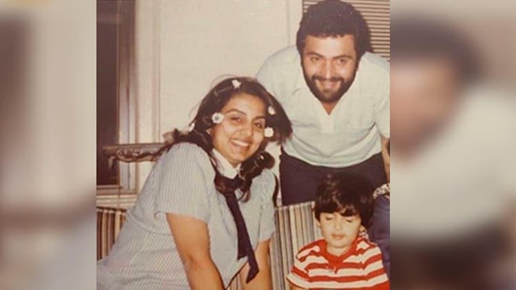 ऋषि कपूर, नीतू कपूर और रिद्धिमा कपूर