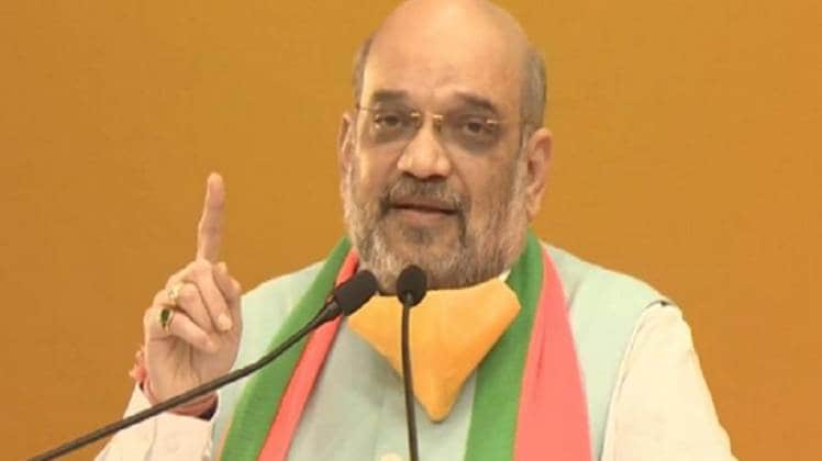 वर्चुअल रैली में अमित शाह 