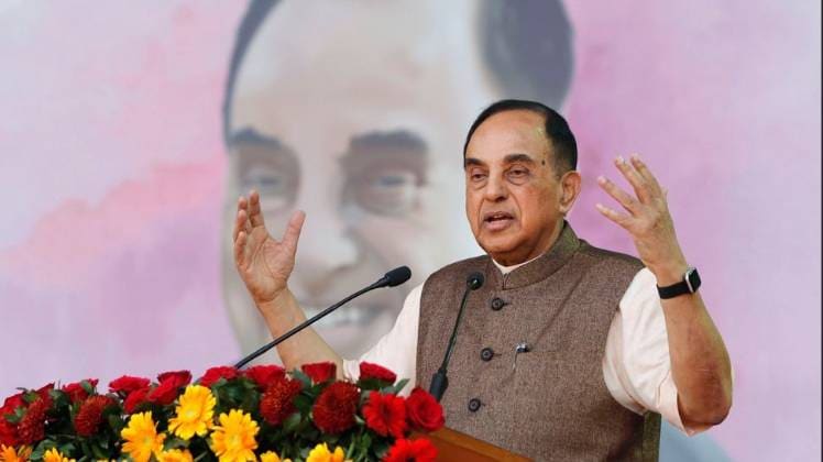 भारतीय जनता पार्टी के वरिष्ठ नेता सुब्रमण्यम स्वामी (फोटो-PTI)