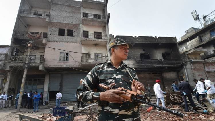 ताहिर हुसैन के घर की तस्वीर (PTI)