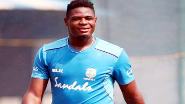 West Indies speedster Oshane Thomas (AP)