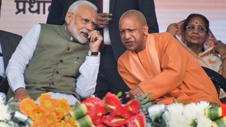 प्रधानमंत्री नरेंद्र मोदी, यूपी सीएम योगी आदित्यनाथ (फोटो: PTI)