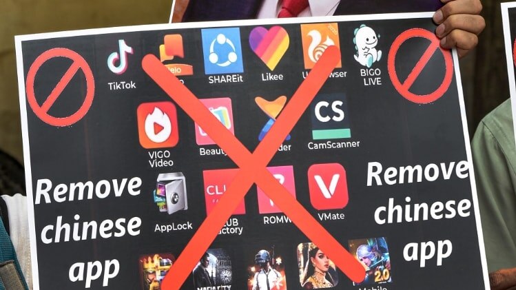 देशभर में हो रहा था चाइनीज ऐप्स का विरोध (फोटो-PTI)
