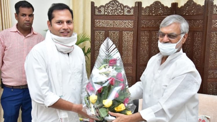 जन्मदिन के मौके पर सीपी जोशी से की थी मुलाकात (फोटो: ट्विटर प्रोफाइल)