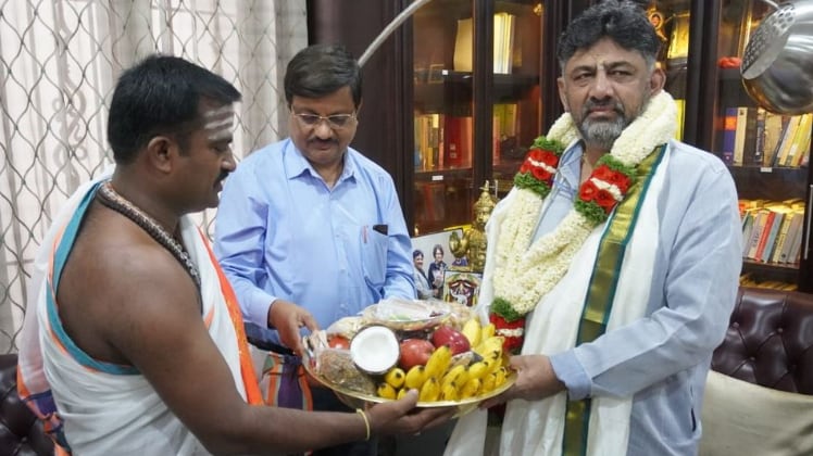 कर्नाटक कांग्रेस के नवनियुक्त अध्यक्ष डीके शिवकुमार (फोटो-twitter)