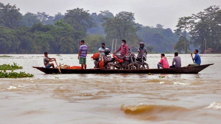 Bihar Flood, Rising Water Levels In Rivers, Monsoon Rains, Flooded Roads 