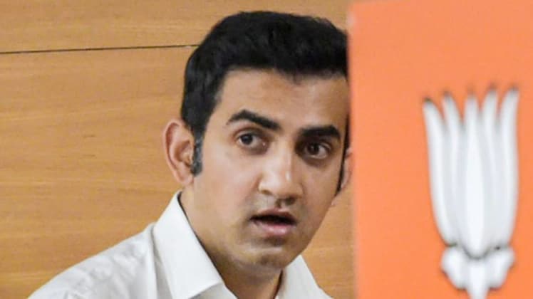 बीजेपी सांसद गौतम गंभीर (फोटो- PTI)