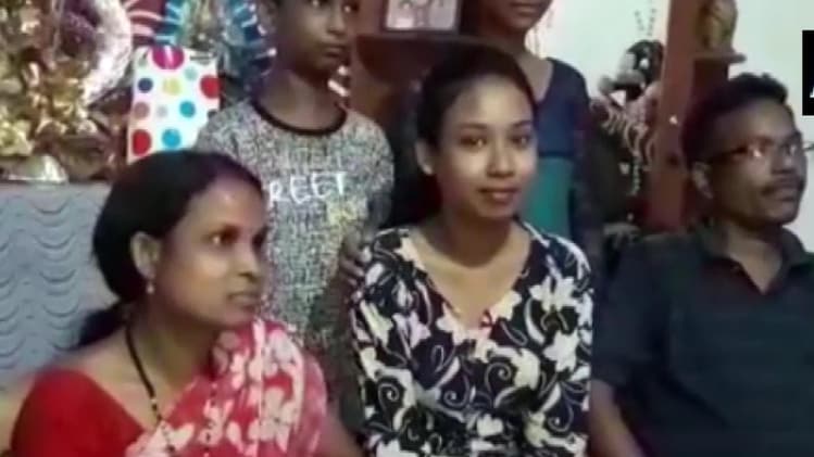 नंदिता अपने परिवार के साथ (ANI)